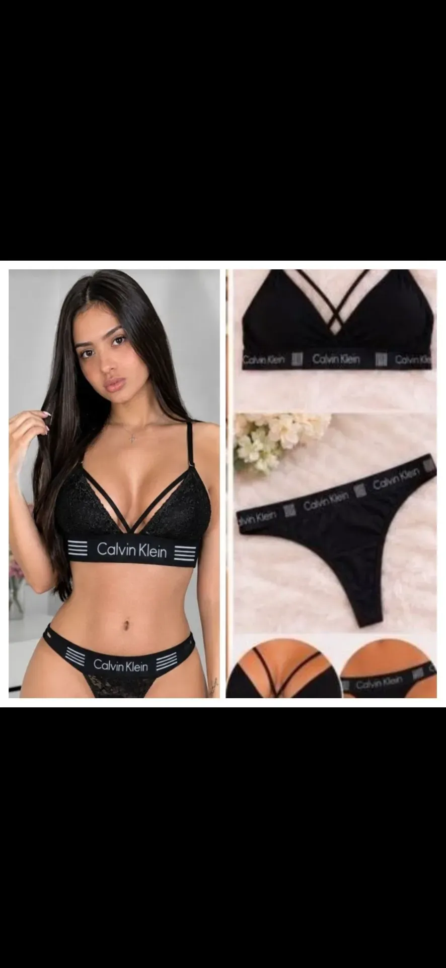 Conjunto ropa interior CK