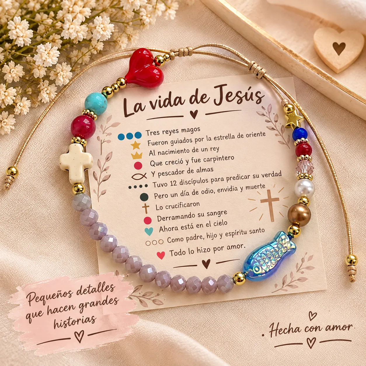 Pulsera historia de Jesús