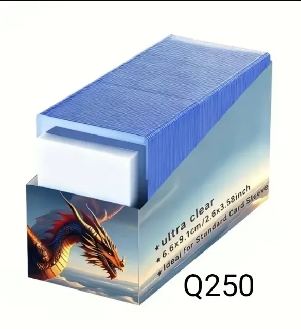 100 Toploaders+ 100 sleves