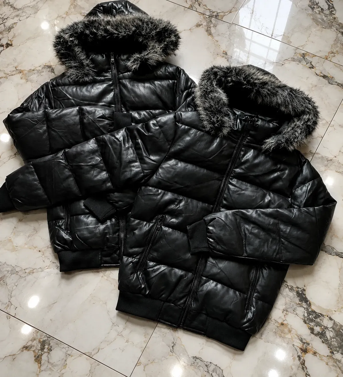 Chaqueta eco cuero