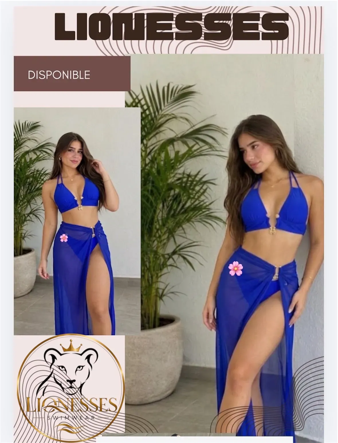 Conjunto de vestido de baño playero