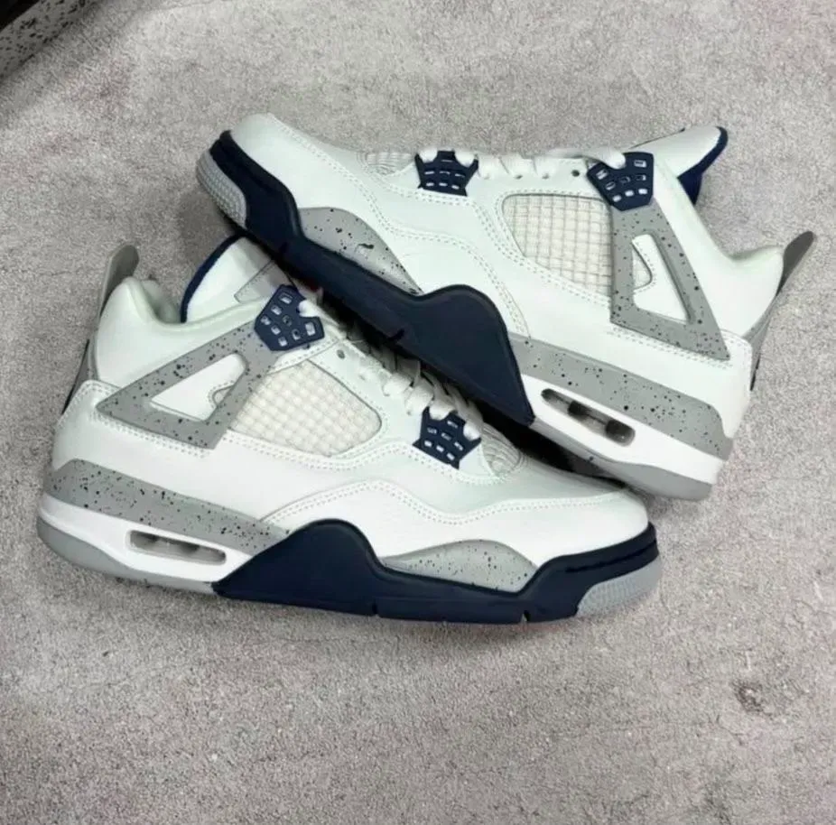 RETRO 4 WHITE BLUE MEN