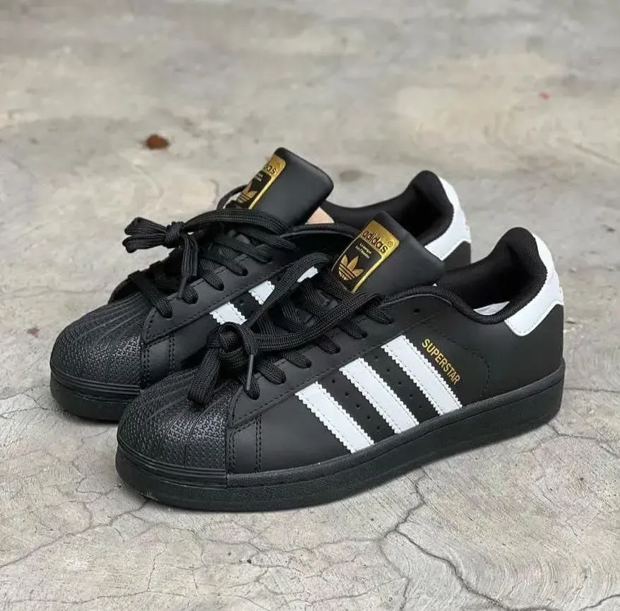 ADIDAS SUPER STAR BLACK