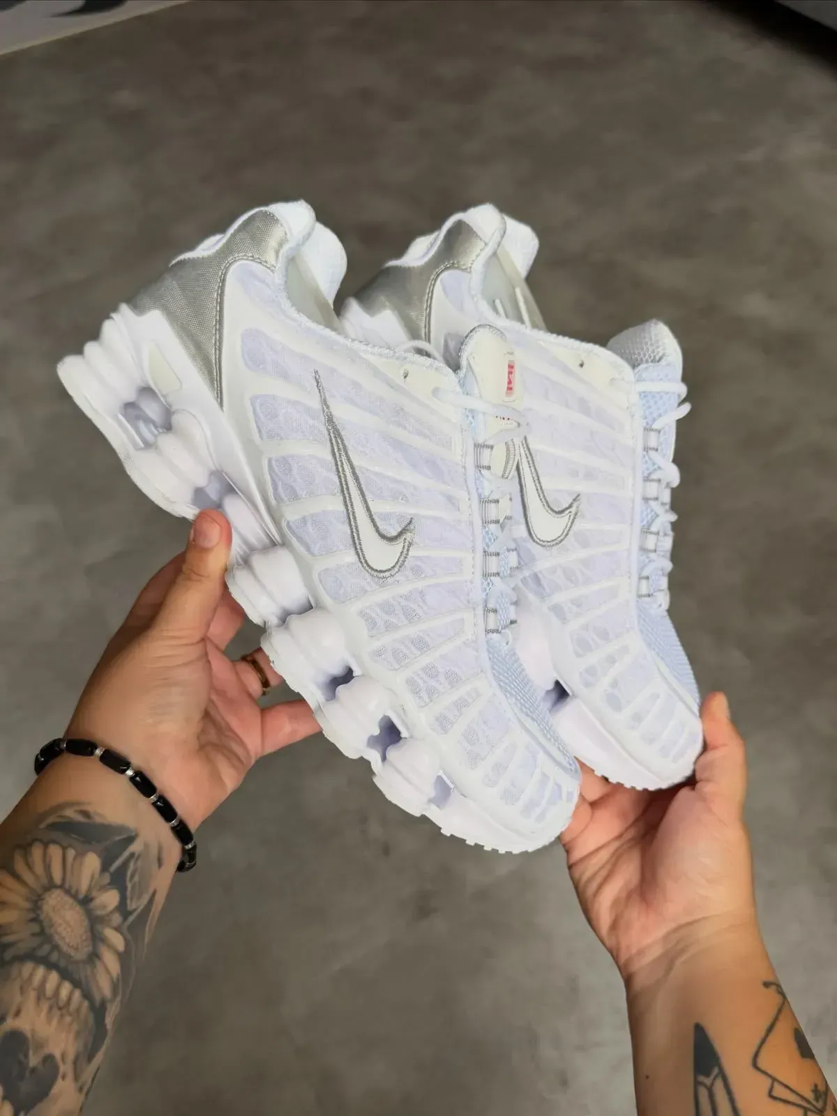 NIKE SHOX TL WHITE