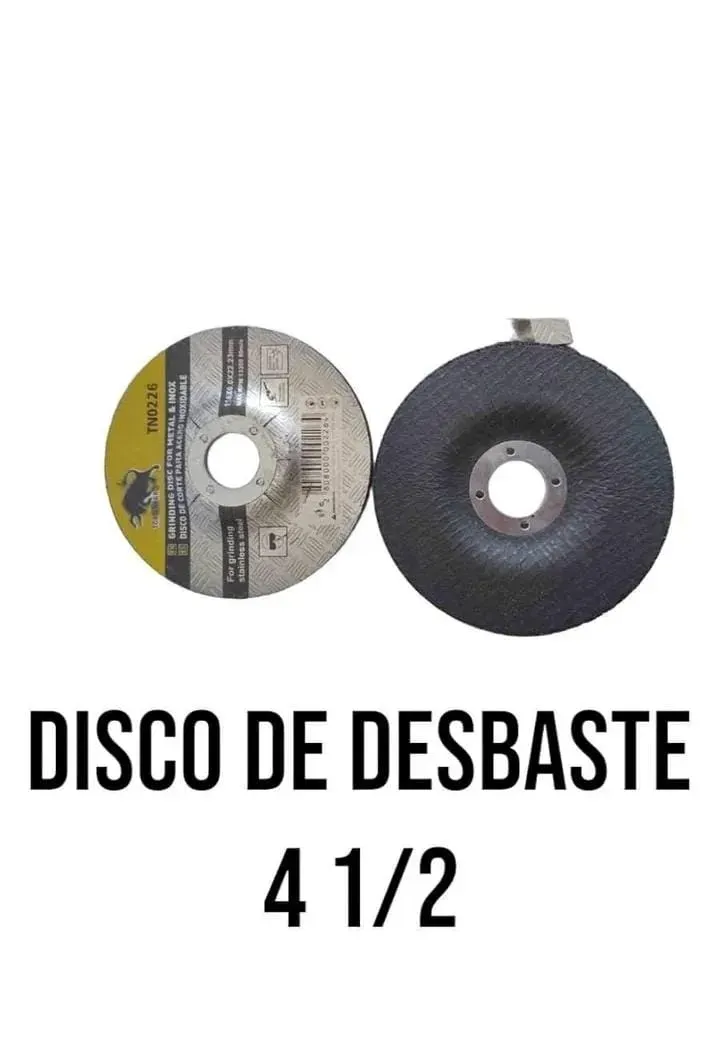 Disco de desbaste de 4 1/2"