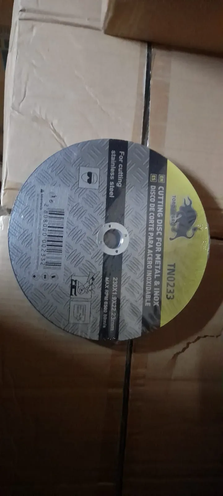 Disco de corte de 9"