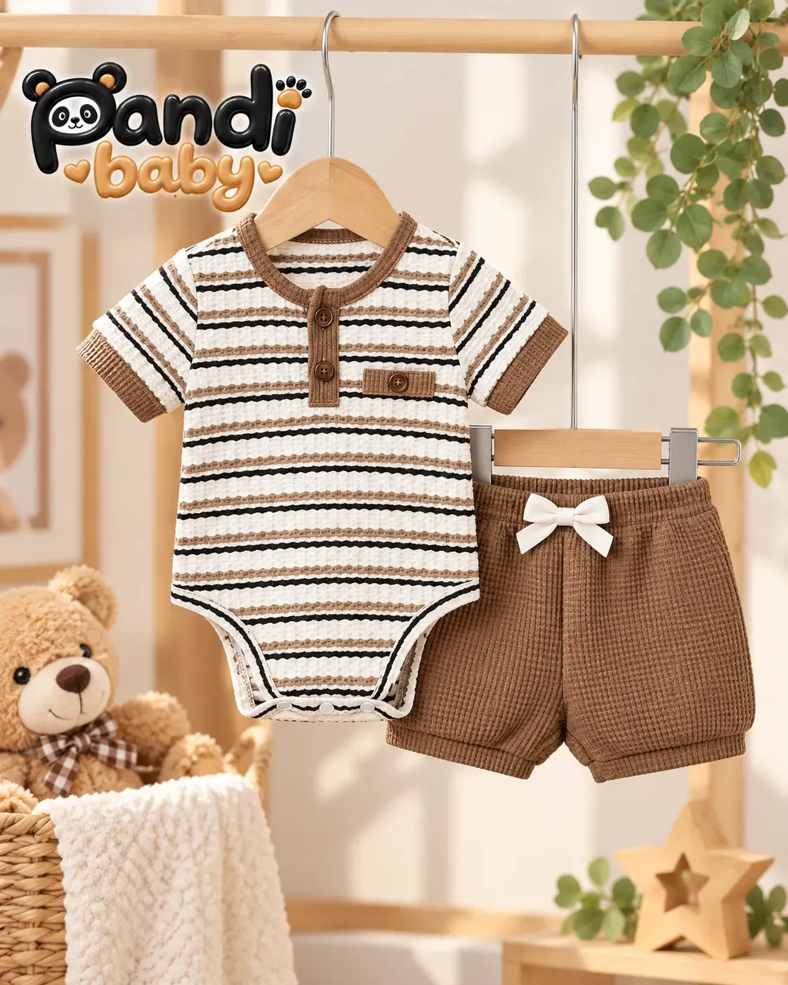 🧸 Conjunto Osito Moka