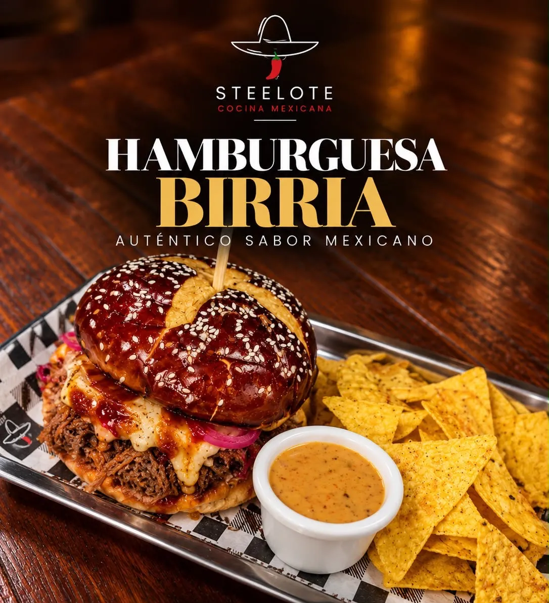 Hamburguesa de birria
