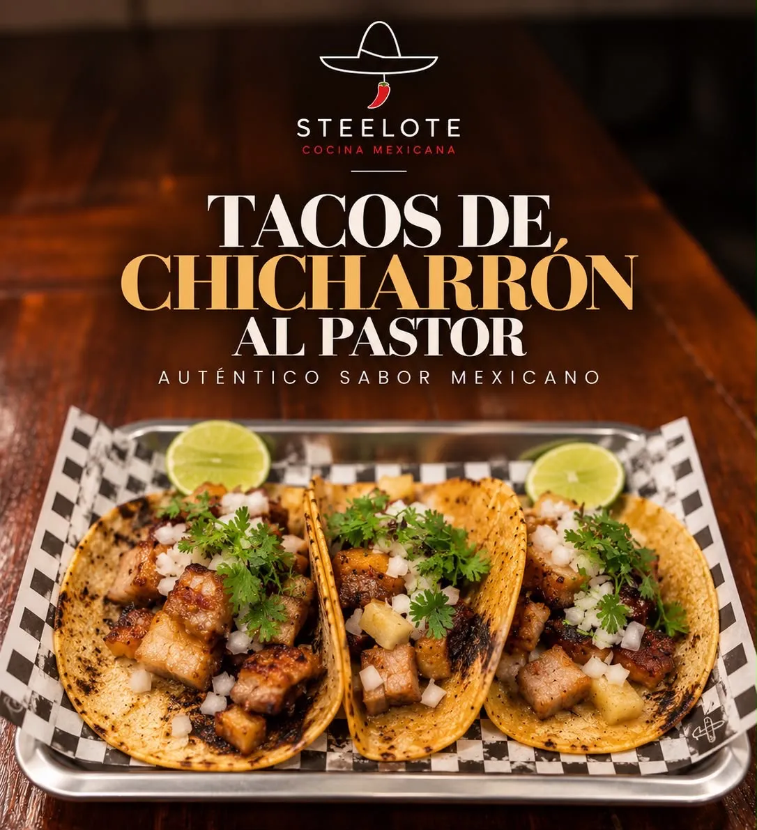 Tacos Chicharrón al Pastor