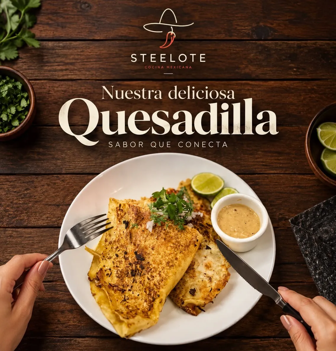 Quesadilla Pollo Desmechada