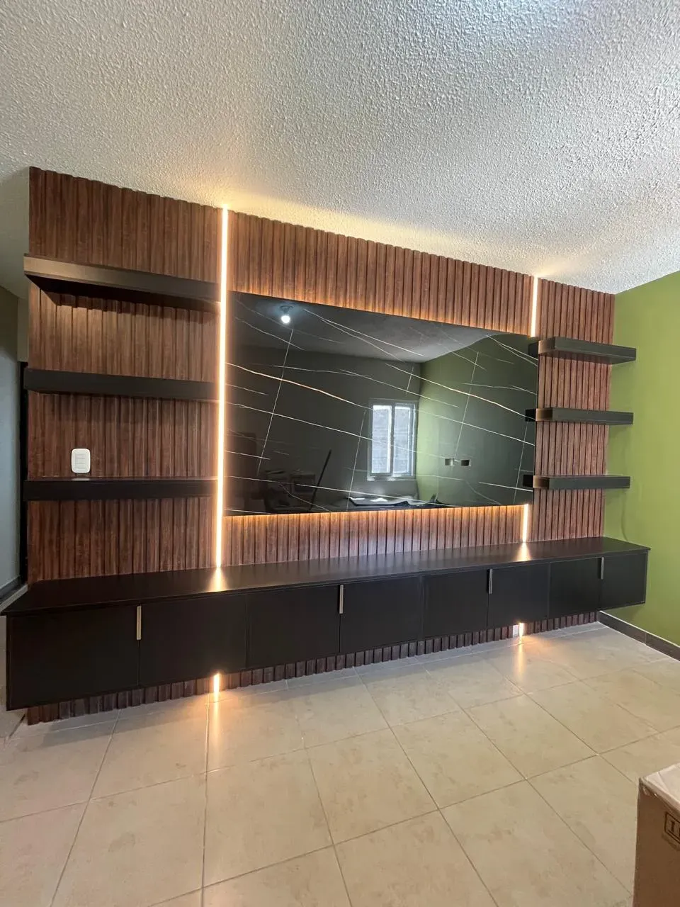 Muebles para TV "Noche madera"