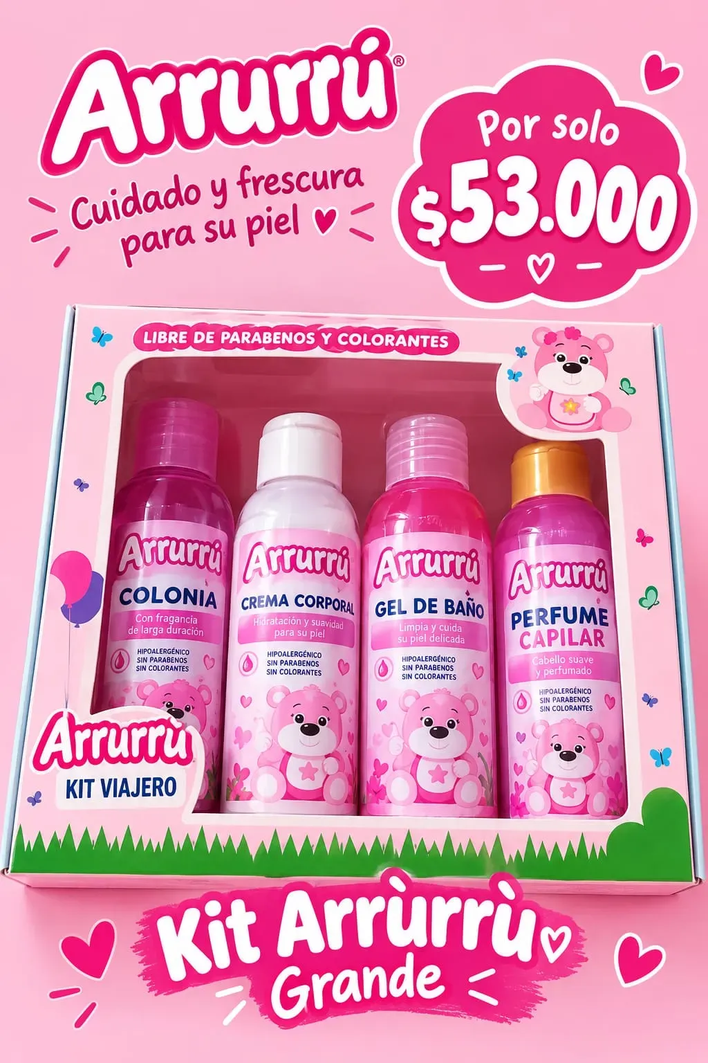 Kit arrùrrù de niña