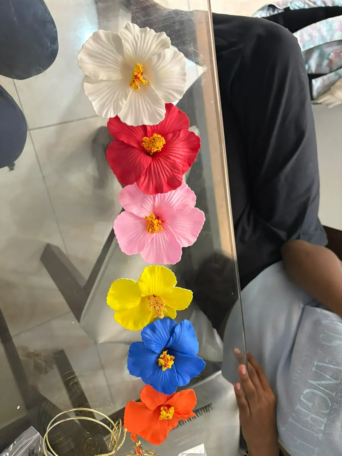 Flor para el pelo