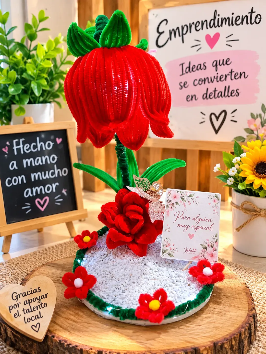 lámpara de limpiapipas