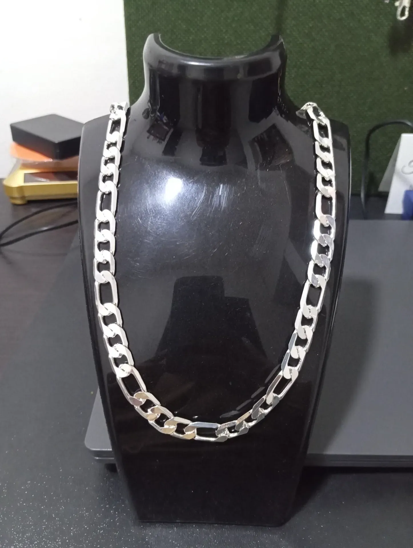 CADENA FIGARO PLATA LEY 925