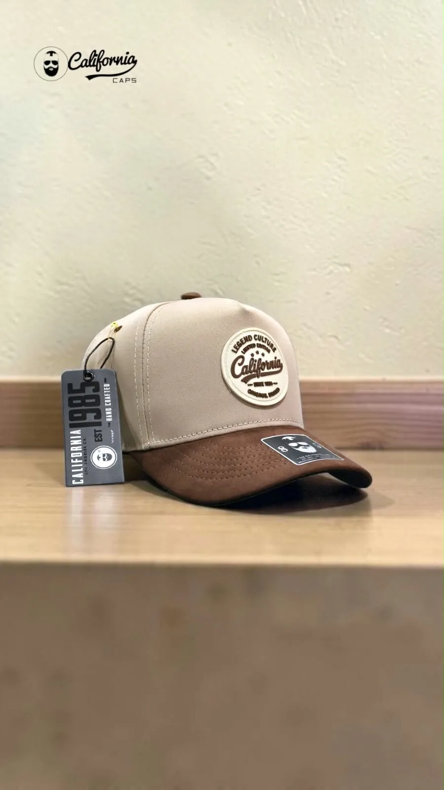 GORRA CALIFORNIA MARRON