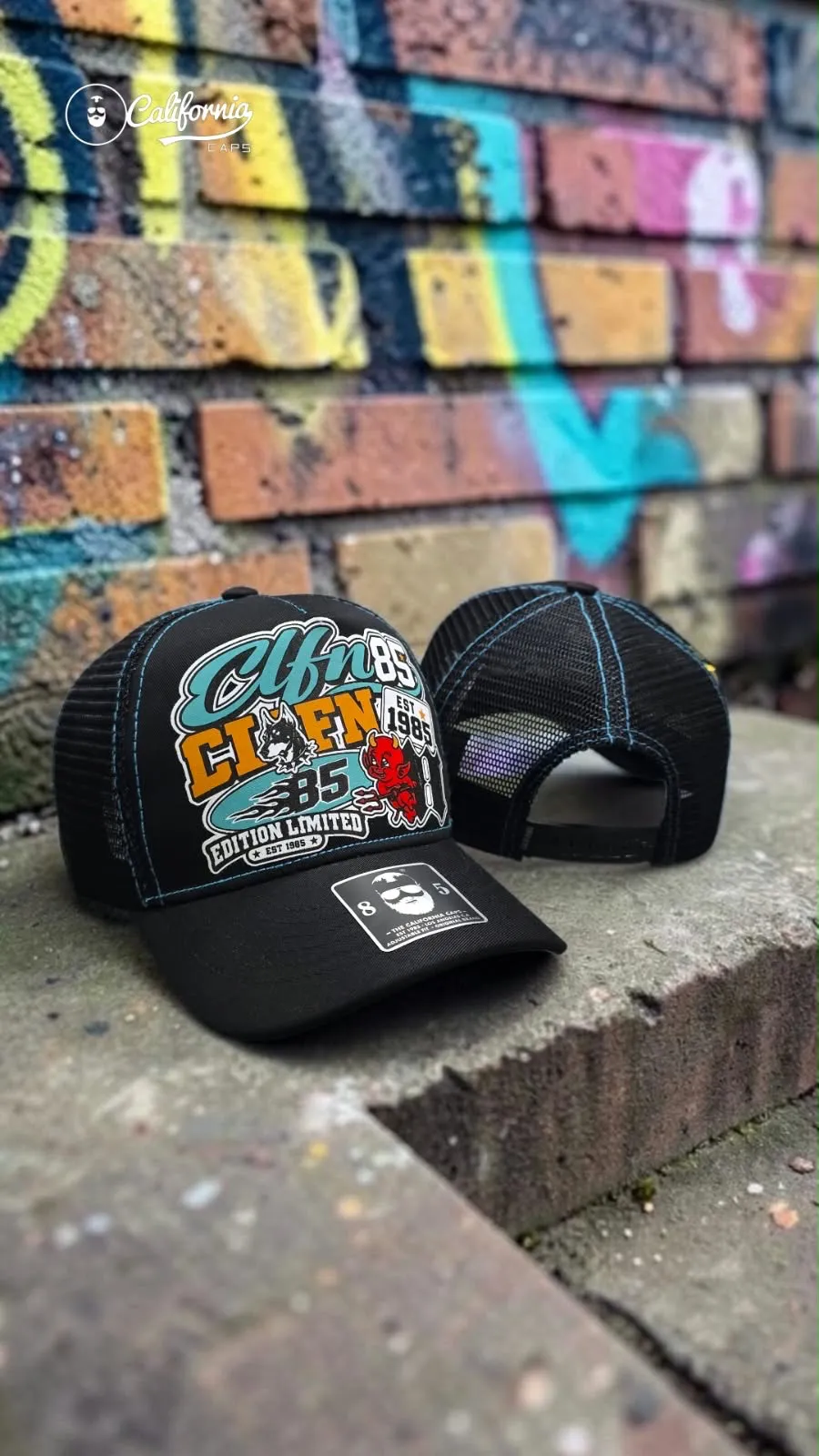 GORRA CALIFORNIA ESTAMPADA