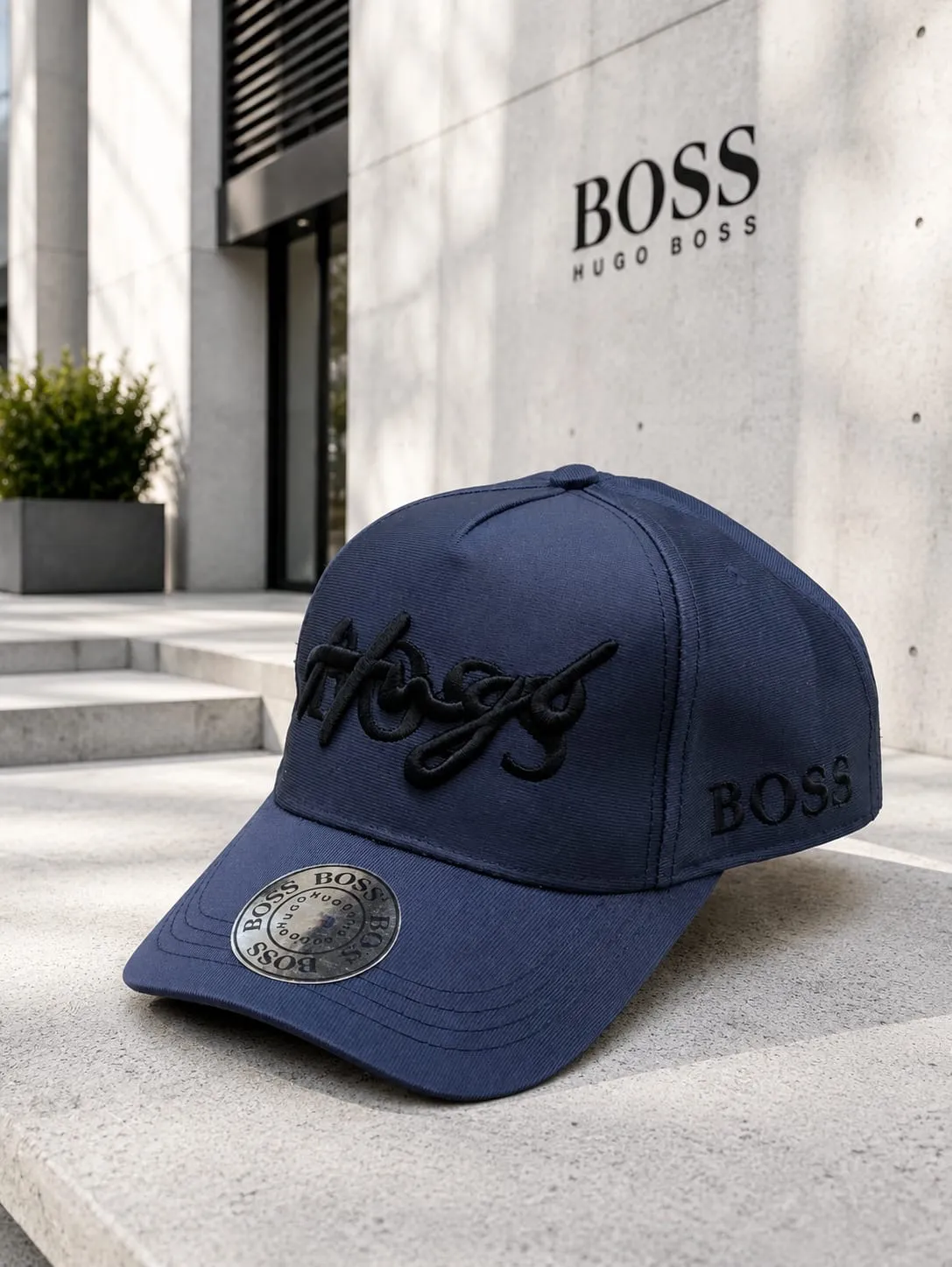 GORRA HUGO BOSS BORDADO EN NEGRO