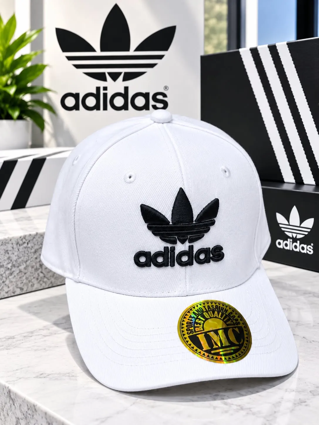 GORRA ADIDAS BLANCA