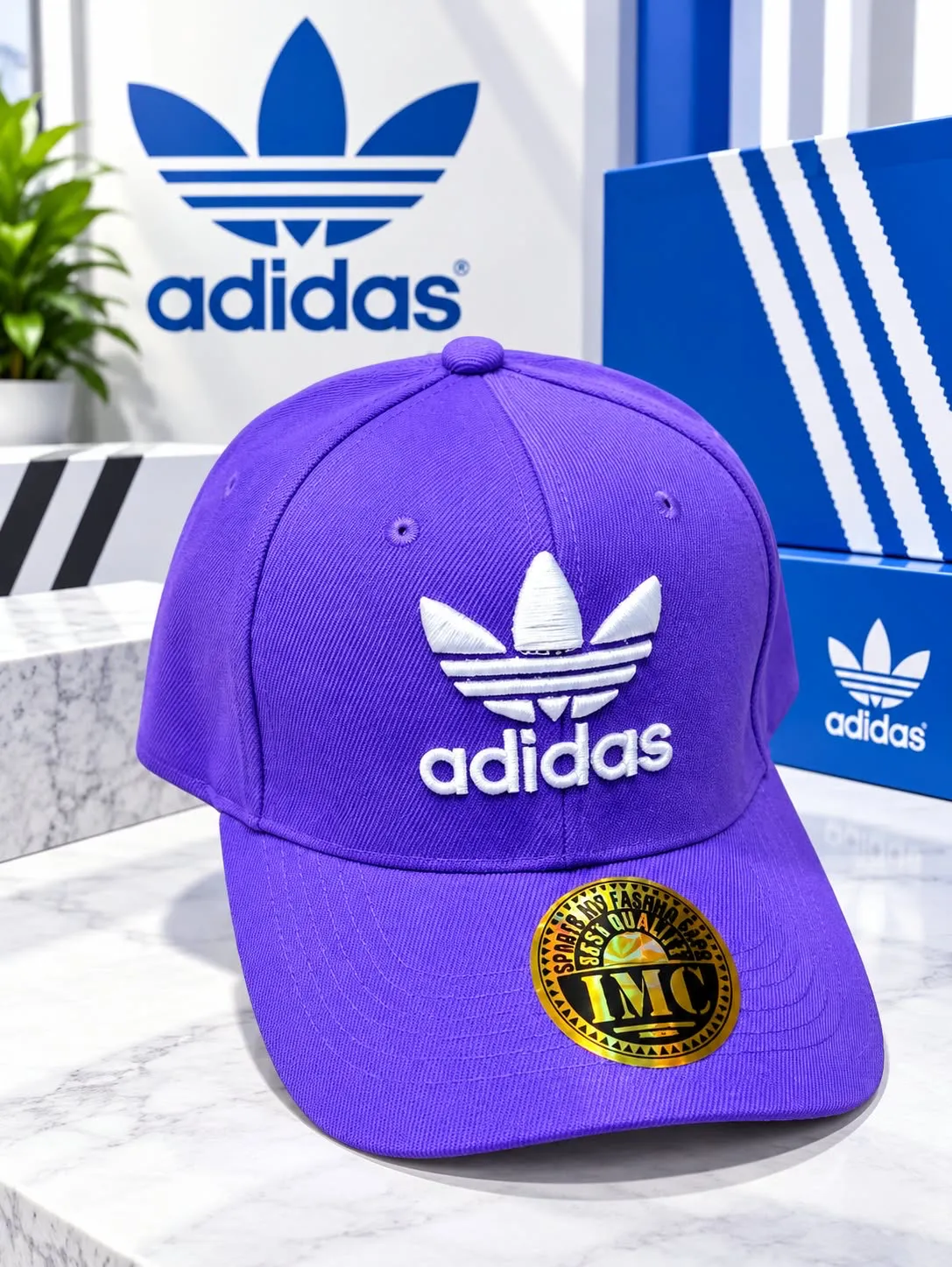 GORRA ADIDAS MORADA