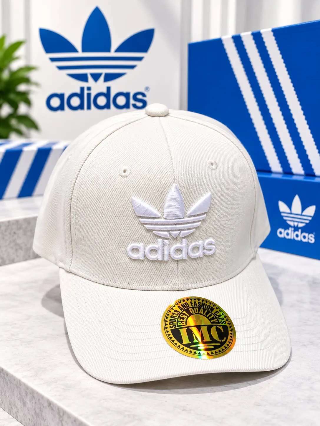 GORRA ADIDAS BEIGE