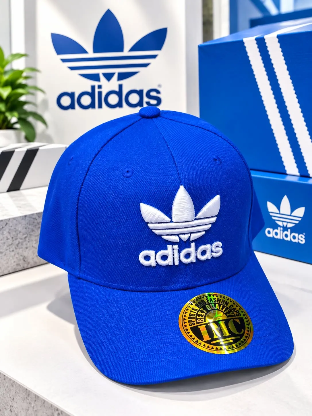 GORRA ADIDAS AZUL REY