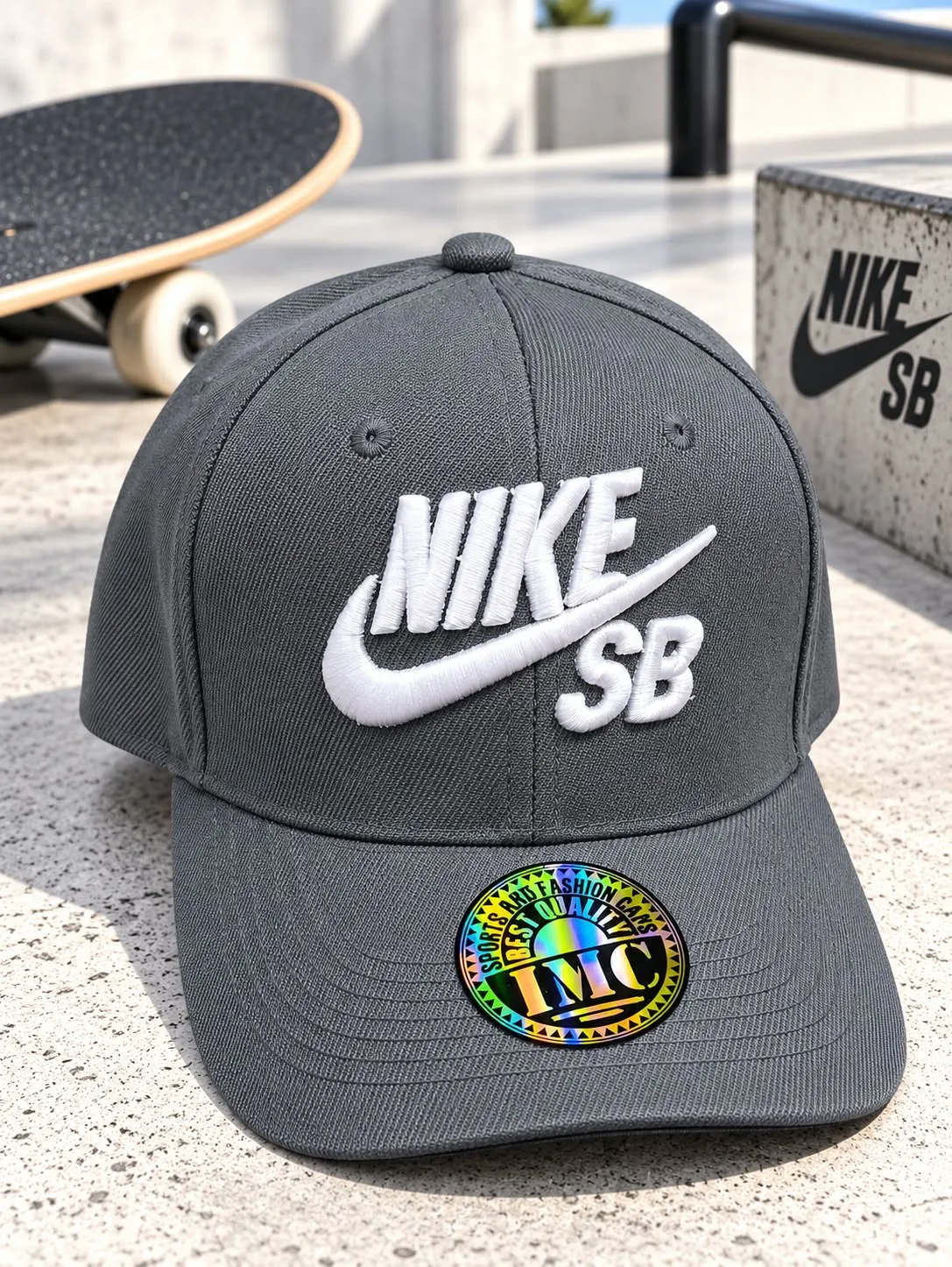 GORRA NIKE GRIS