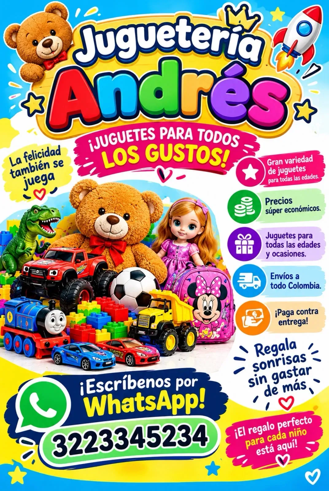 🧸 JUGUETERÍA ANDRÉS — Colombia