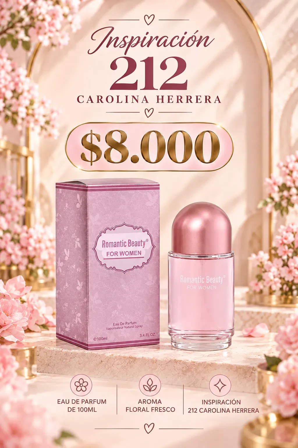 Perfume Inspiración 212 Carolina Herrera