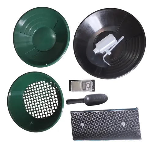 Kit De Bateas - Draga - Colador - Tarro - Pala - Minería Oro