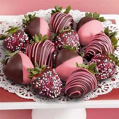 fresas con chocolate
