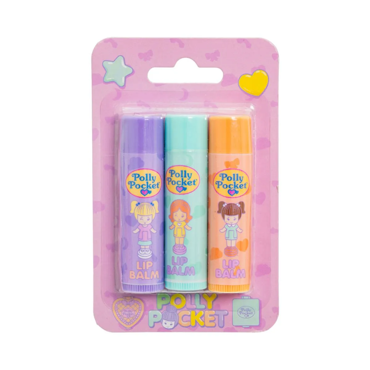 KIT LIP BALM X 3 POLLY POCKET TRENDY