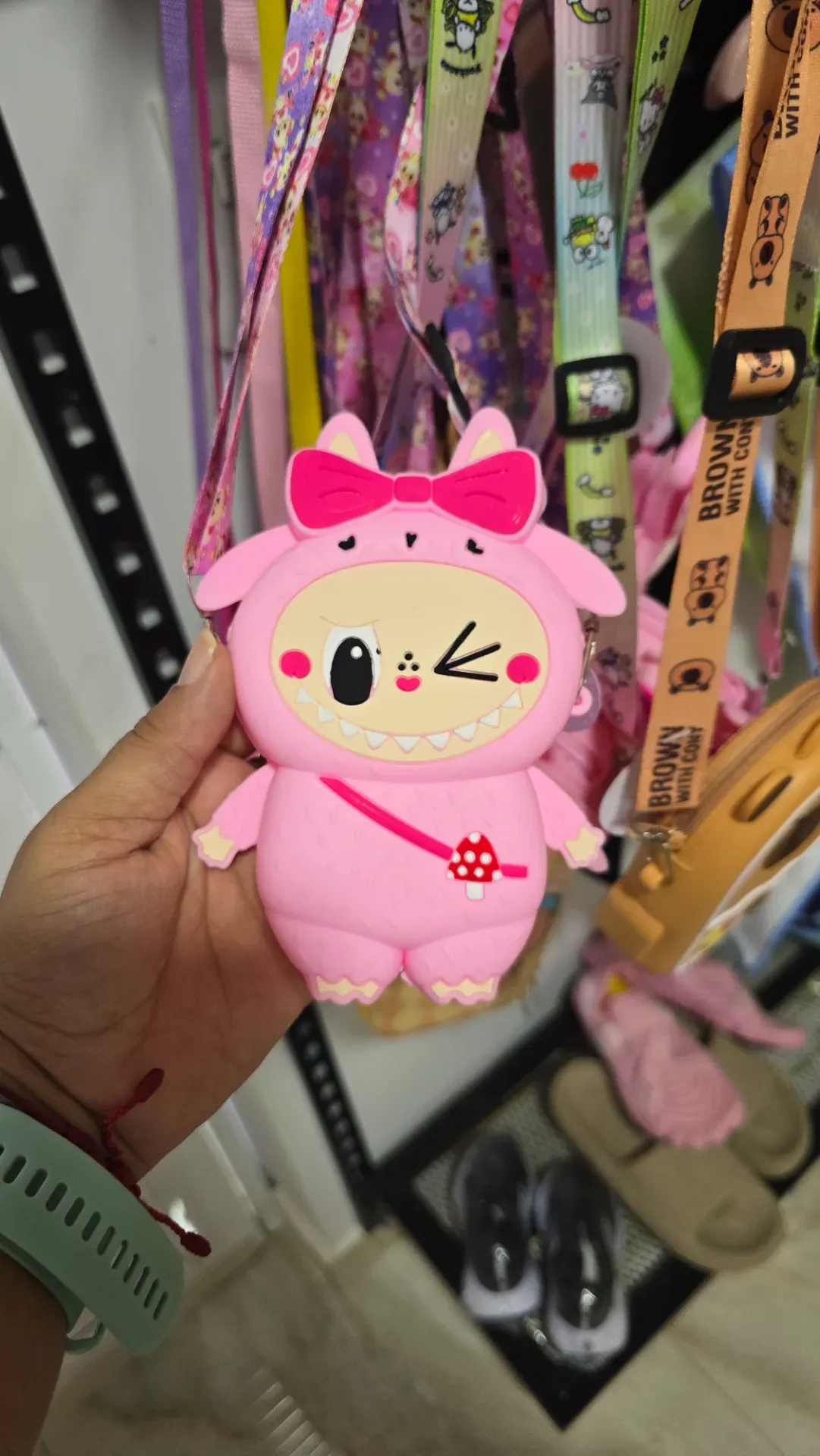 Bolso Silicona Niña Labubu