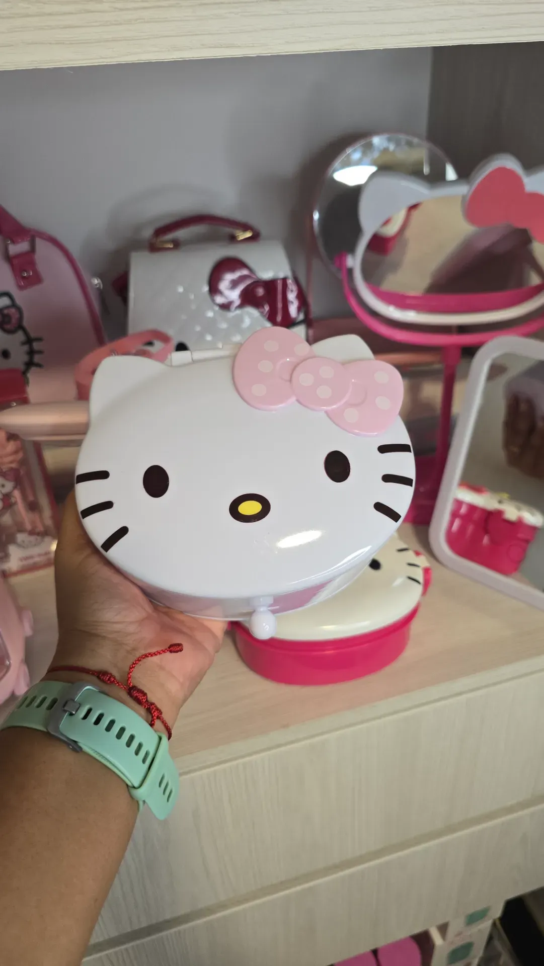 Organizador espejo Hello Kitty