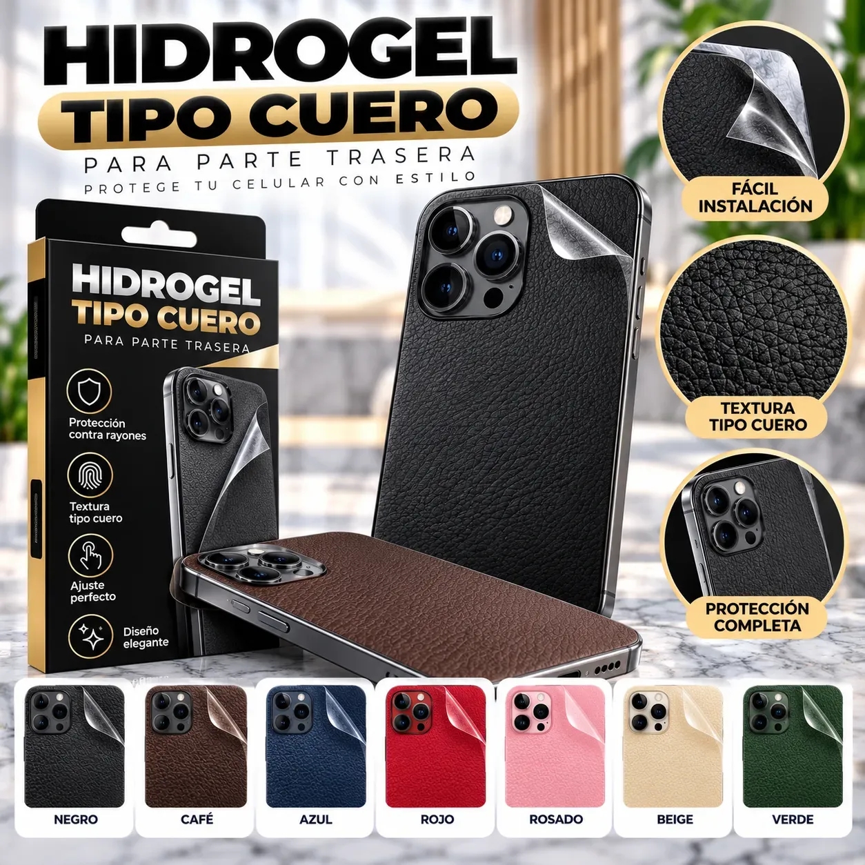 HIDROGEL CUERO VEGANO