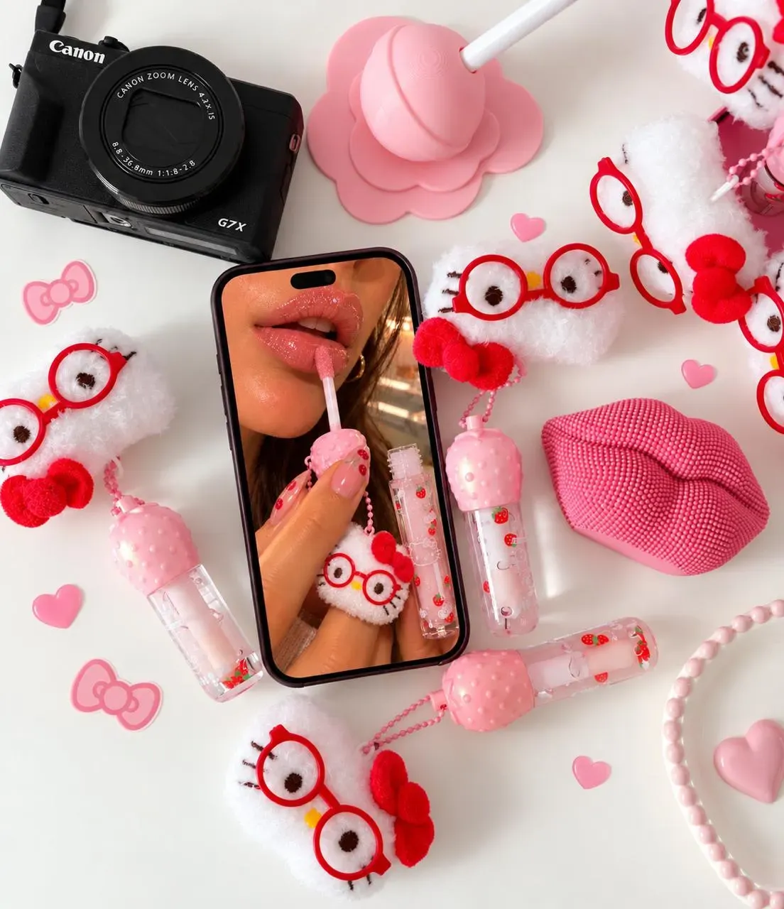 Lip Gloss peluche Hello Kitty