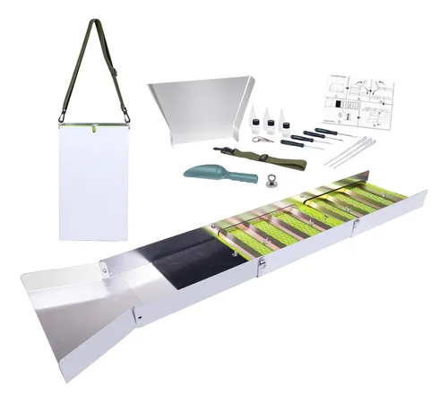 Kit Completo De Mineria Cacerola De Oro Draga Cajon Batea